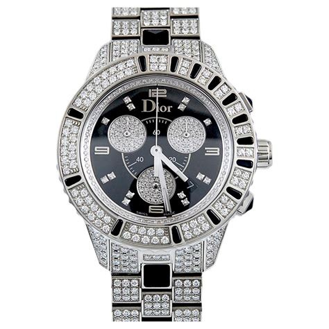 dior watches black and gold|Dior watch with diamonds price.